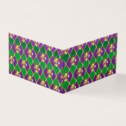 Jewelry Background Mardi Gras (Outside)