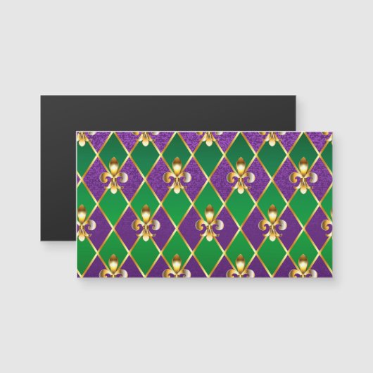 Jewelry Background Mardi Gras (Front/Back)