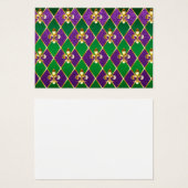 Jewelry Background Mardi Gras (Front & Back)