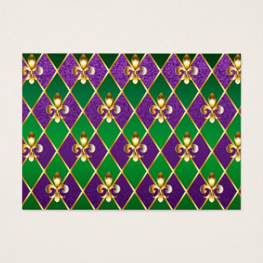 Jewelry Background Mardi Gras (Front)