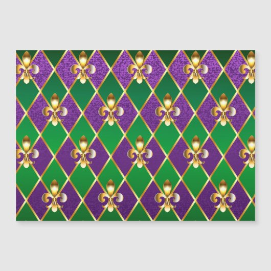 Jewelry Background Mardi Gras (Front)