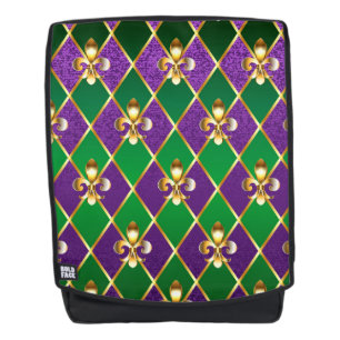 Jewelry Background Mardi Gras Backpack