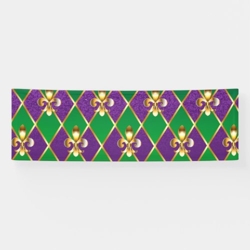 Jewelry Background Mardi Gras Banner