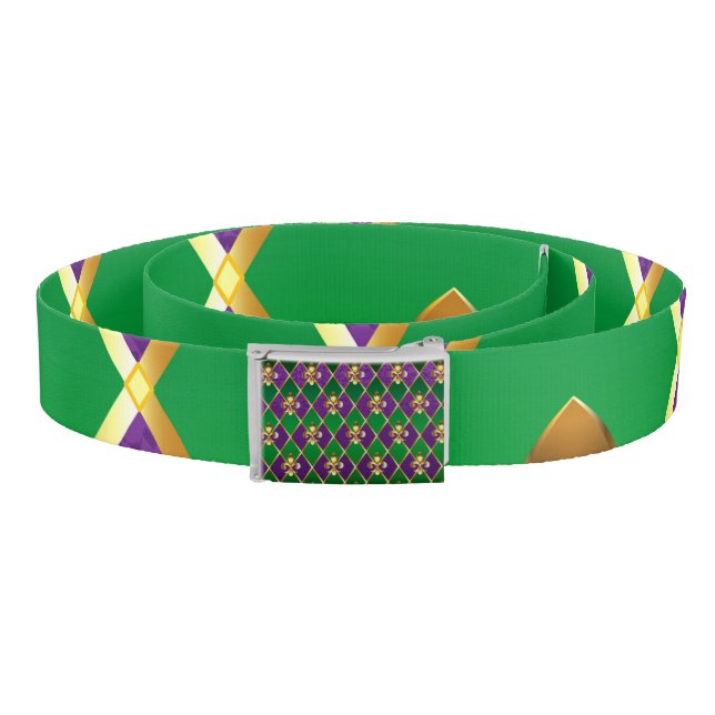 Jewelry Background Mardi Gras Belt (Coil)