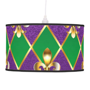 Jewelry Background Mardi Gras Ceiling Lamp