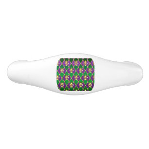 Jewelry Background Mardi Gras Ceramic Drawer Pull