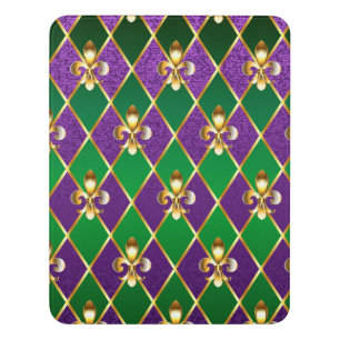 Jewelry Background Mardi Gras Door Sign