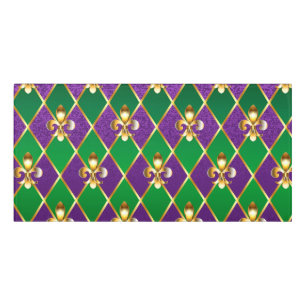 Jewelry Background Mardi Gras Door Sign