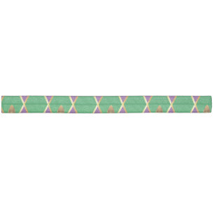 Jewelry Background Mardi Gras Elastic Hair Tie