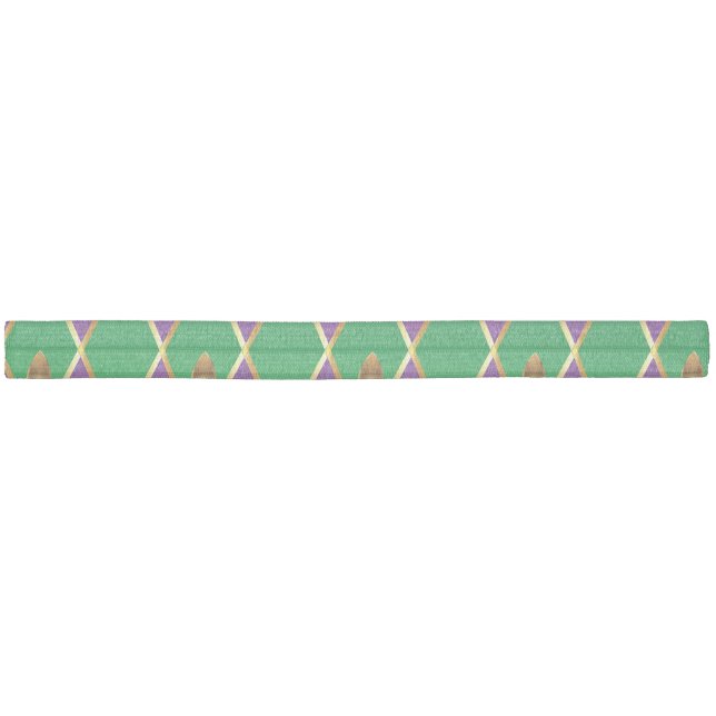 Jewelry Background Mardi Gras Elastic Hair Tie (Unwrapped)