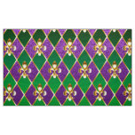 Jewelry Background Mardi Gras Fabric
