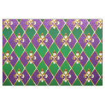 Jewelry Background Mardi Gras Fabric