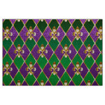 Jewelry Background Mardi Gras Fabric