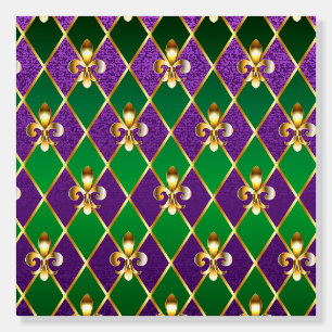 Jewelry Background Mardi Gras Foam Board