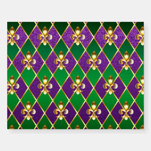 Jewelry Background Mardi Gras Foam Board