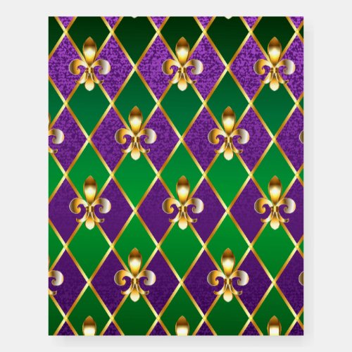 Jewelry Background Mardi Gras Foam Board