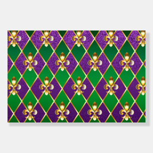 Jewelry Background Mardi Gras Foam Board