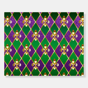 Jewelry Background Mardi Gras Foam Board