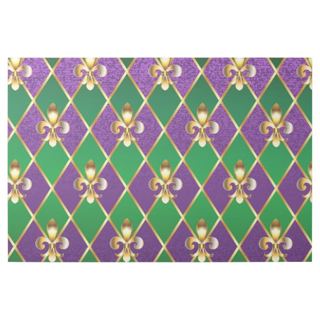 Jewelry Background Mardi Gras Gallery Wrap (Front)