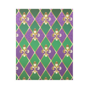 Jewelry Background Mardi Gras Gallery Wrap