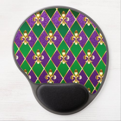 Jewelry Background Mardi Gras Gel Mouse Pad