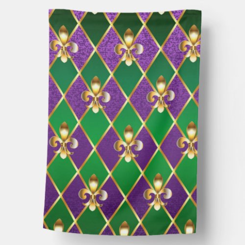 Jewelry Background Mardi Gras House Flag