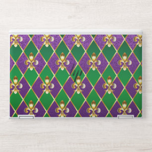 Jewelry Background Mardi Gras HP Laptop Skin