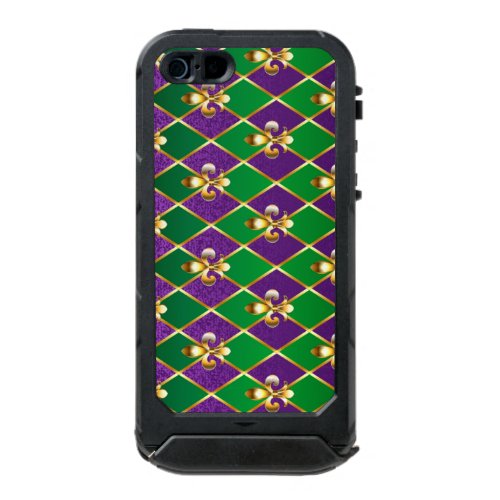 Jewelry Background Mardi Gras Waterproof Case For iPhone SE55s