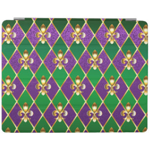 Jewelry Background Mardi Gras iPad Smart Cover