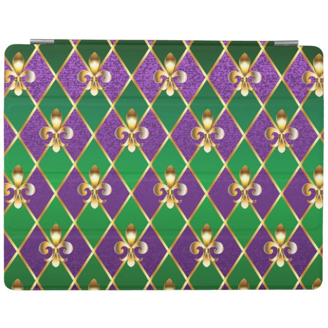 Jewelry Background Mardi Gras iPad Smart Cover (Horizontal)