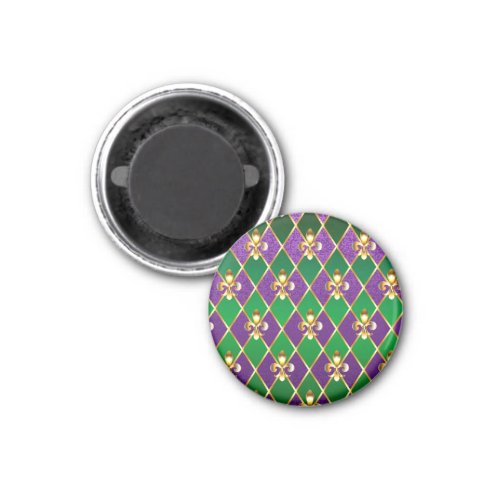 Jewelry Background Mardi Gras Magnet