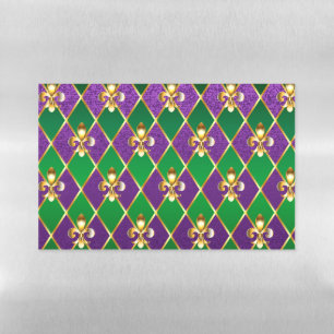 Jewelry Background Mardi Gras Magnetic Dry Erase Sheet