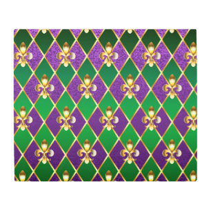 Jewelry Background Mardi Gras Metal Print