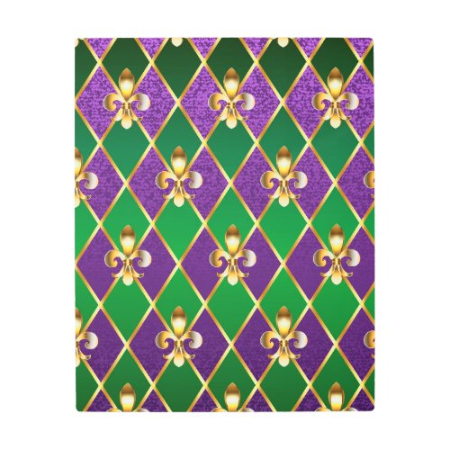 Jewelry Background Mardi Gras Metal Print