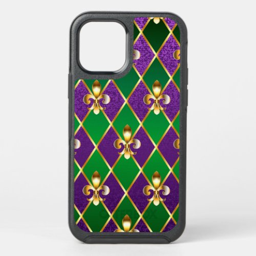 Jewelry Background Mardi Gras OtterBox Symmetry iPhone 12 Pro Case