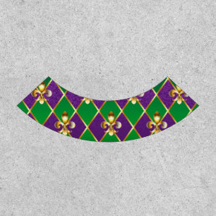 Jewelry Background Mardi Gras Patch