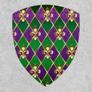 Jewelry Background Mardi Gras Patch