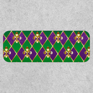 Jewelry Background Mardi Gras Patch