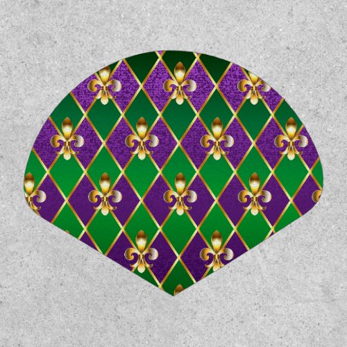 Jewelry Background Mardi Gras Patch