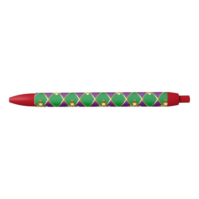 Jewelry Background Mardi Gras Pen (Front)
