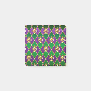 Jewelry Background Mardi Gras Post-it Notes