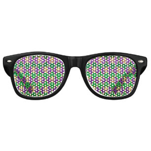 Jewelry Background Mardi Gras Retro Sunglasses