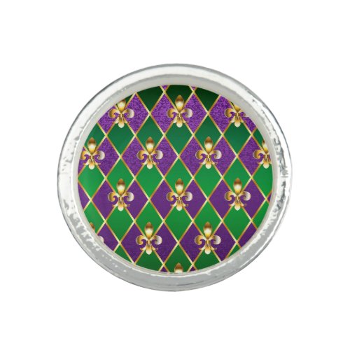 Jewelry Background Mardi Gras Ring