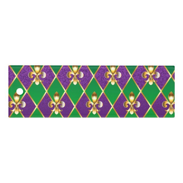 Jewelry Background Mardi Gras Ruler (Front)