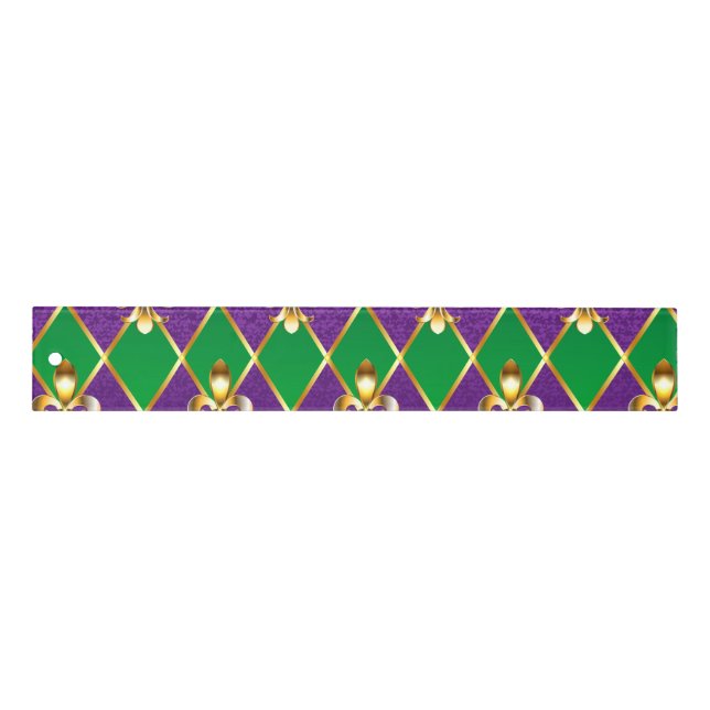 Jewelry Background Mardi Gras Ruler (Front)