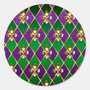 Jewelry Background Mardi Gras Sign