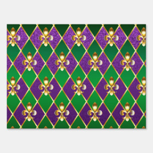 Jewelry Background Mardi Gras Sign