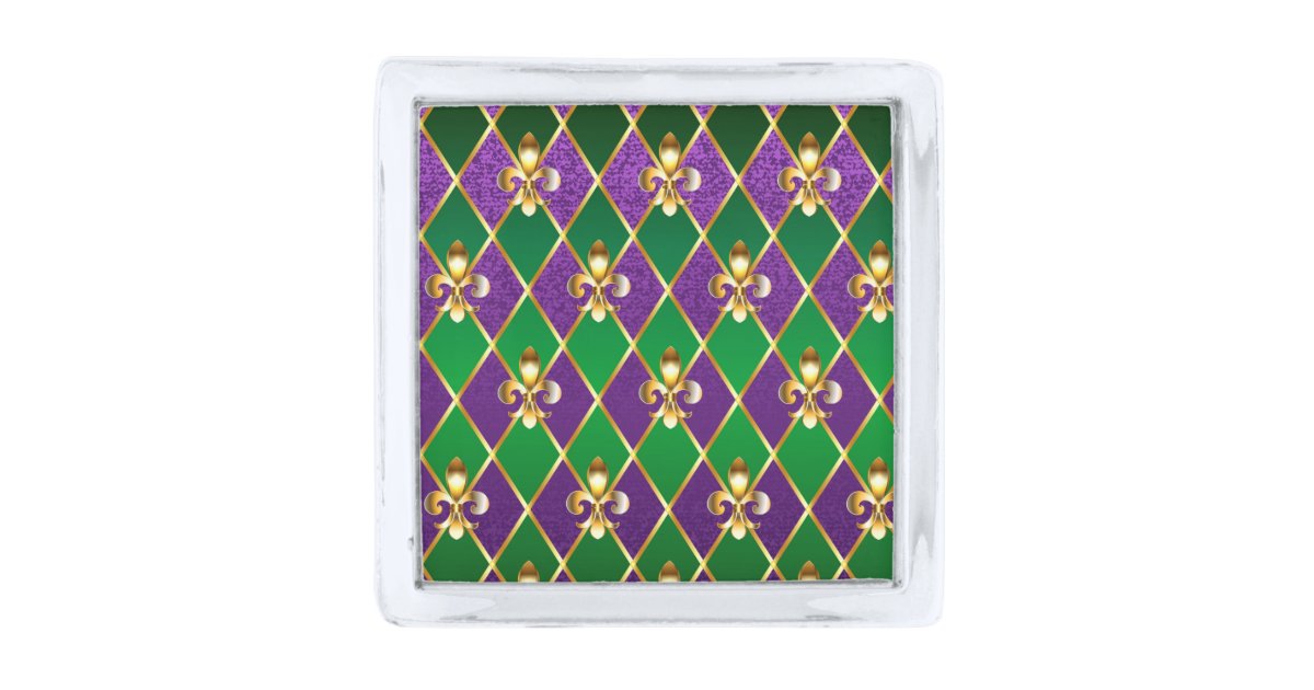 Mardi Gras Mask Lapel Pin