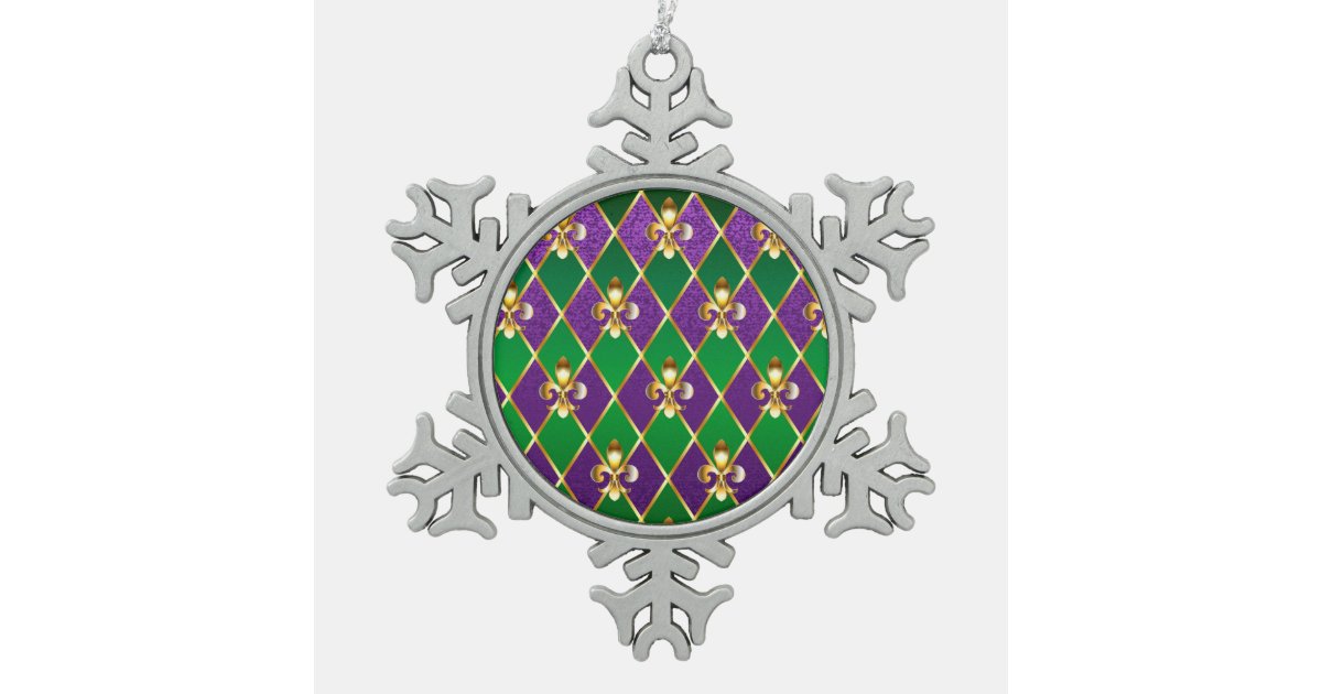 Mardi Gras Ornament 