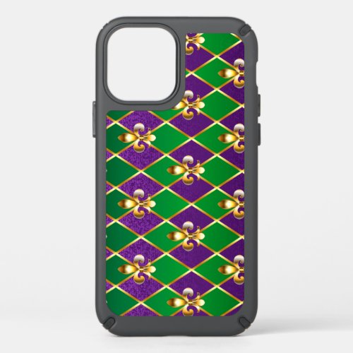 Jewelry Background Mardi Gras Speck iPhone 12 Case